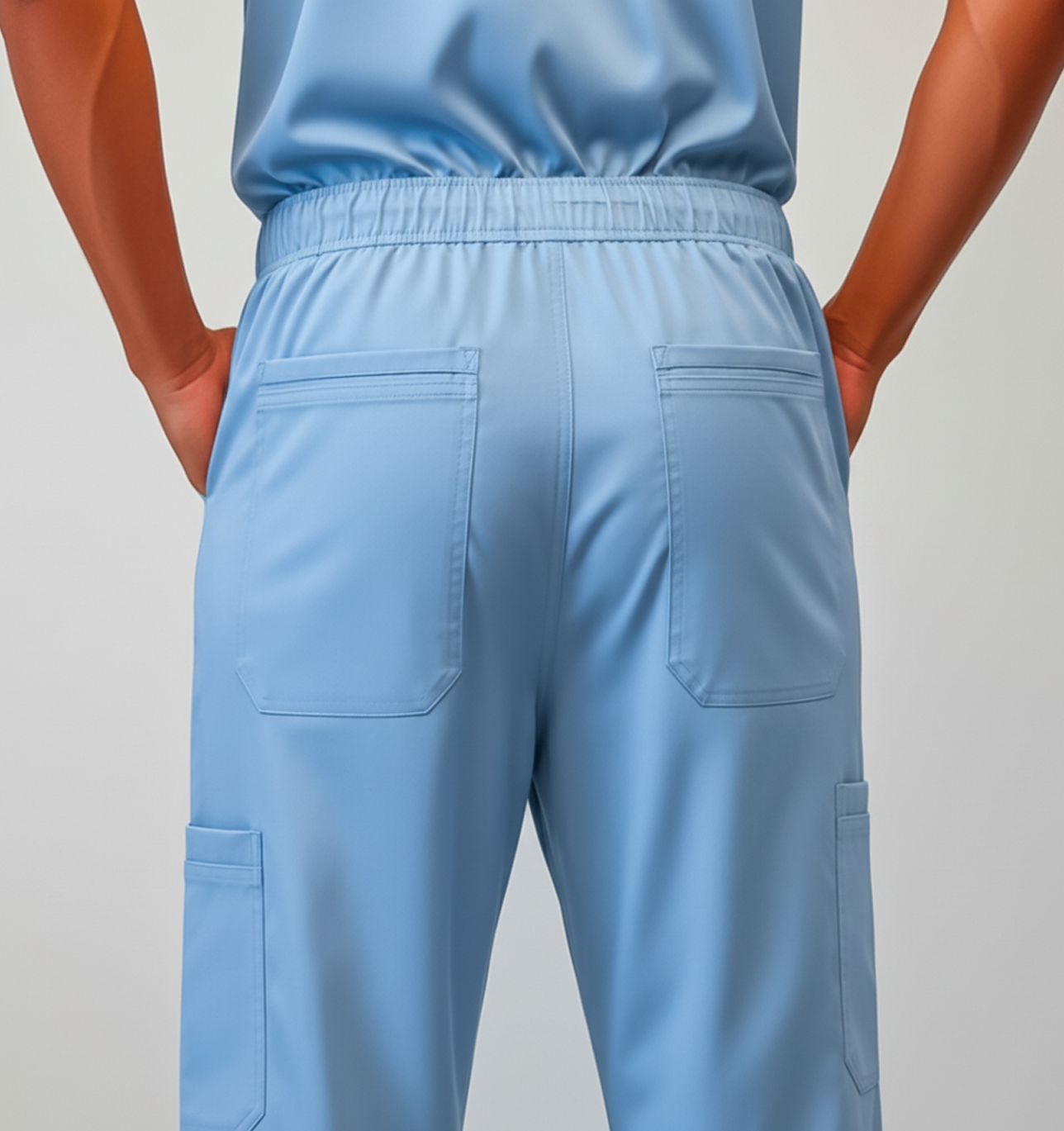 Mathis - Pants - Sky blue