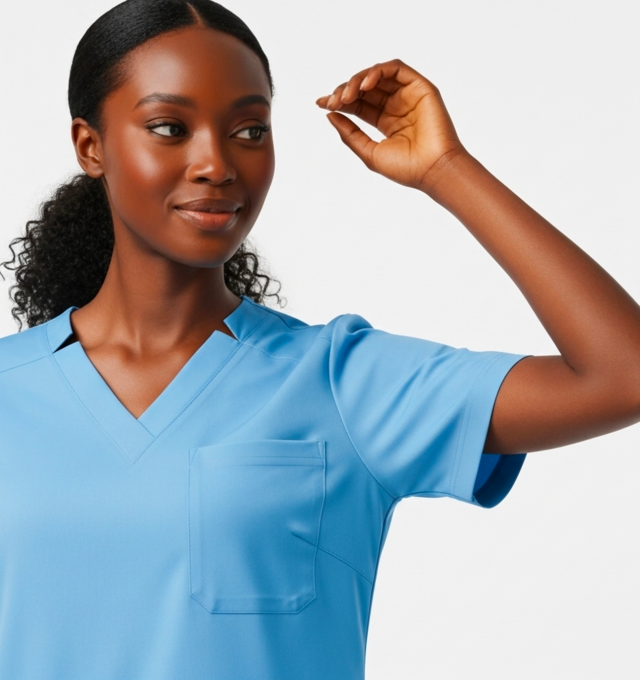 Laurence  · Top · Sky Blue