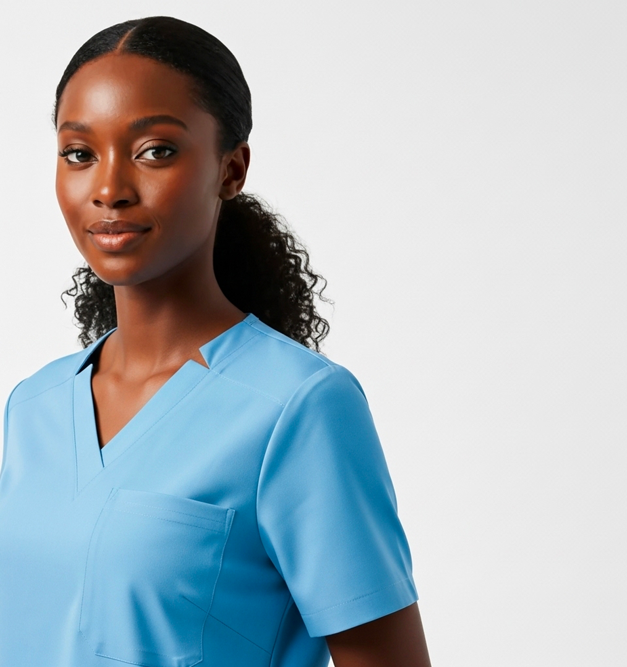 Laurence  · Top · Sky Blue