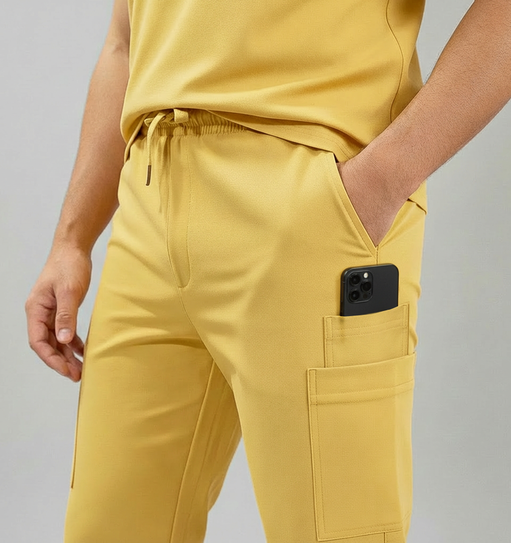 Mathis - Pants - Yellow sunshine