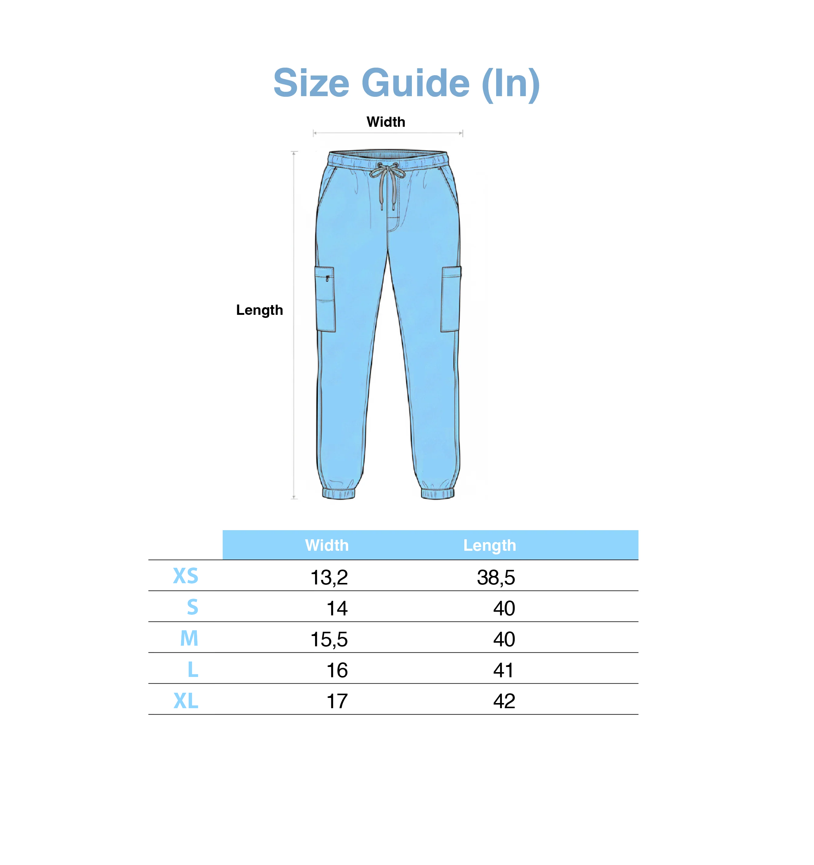 Mathis - Pants - Sky blue
