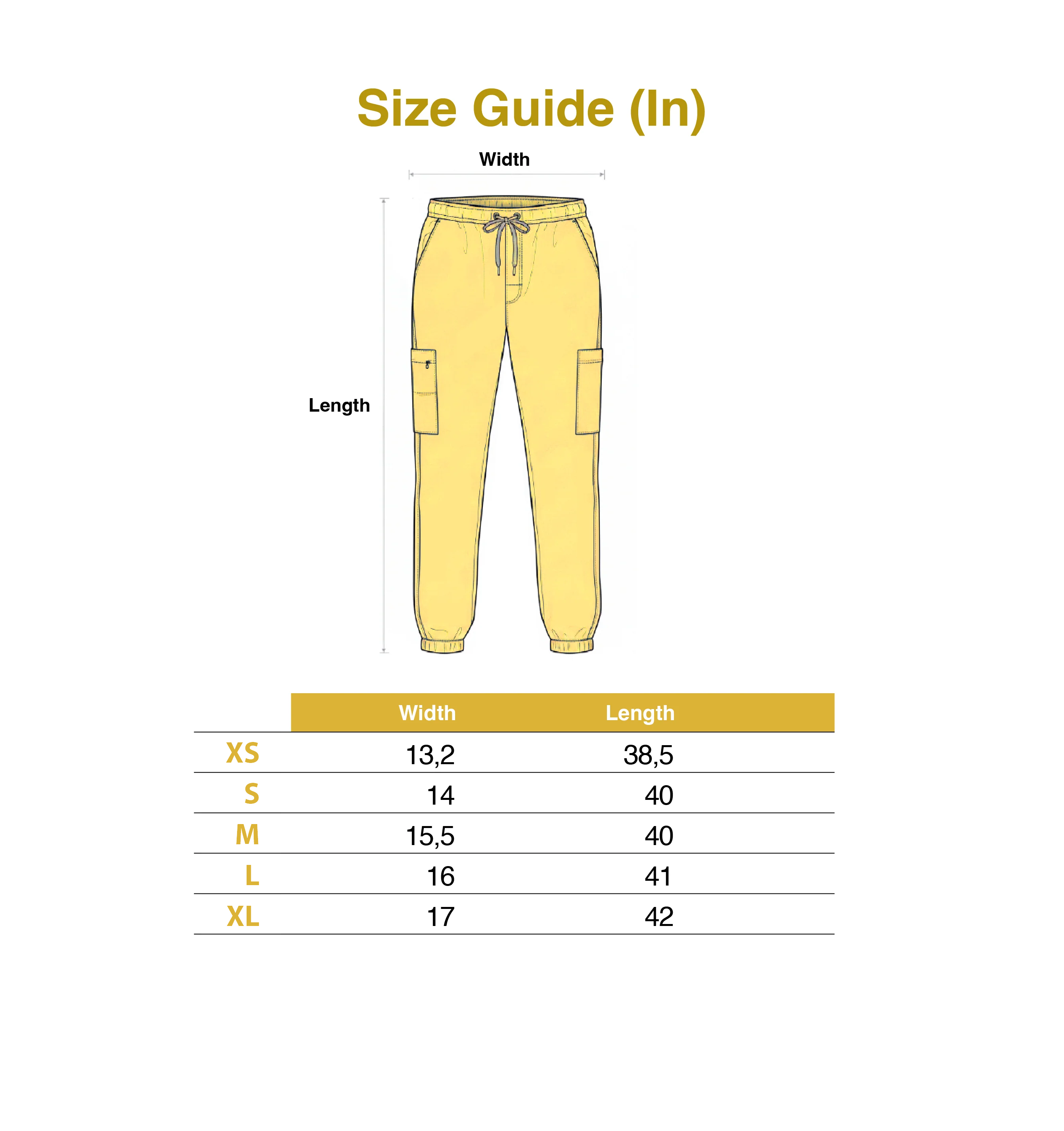 Mathis - Pants - Yellow sunshine